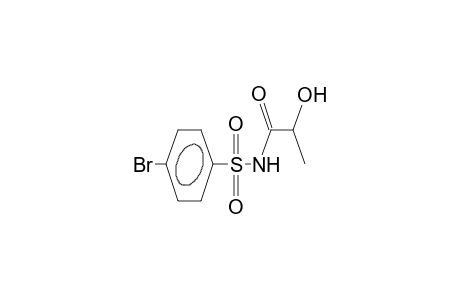N-(2-hydroxypropanoyl)-4-bromobenzenesulphonamide
