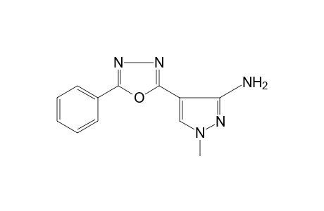 2-(3-AMINO-1-METHYLPYRAZOL-4-YL)-5-PHENYL-1,3,4-OXADIAZOLE