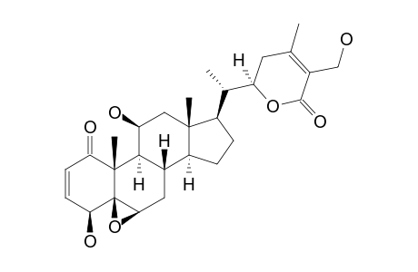 WITHALONGOLIDE_C;11-BETA-HYDROXYWITHAFERIN_A