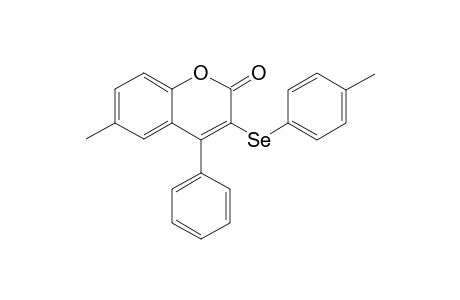 6-Methyl-4-phenyl-3-(p-tolylselanyl)-2H-chromen-2-one