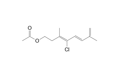 (3Z,5E)-1-ACETOXY-4-CHLORO-3,7-DIMETHYLOCTA-3,5,7-TRIENE
