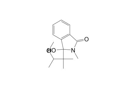 2-Methyl-3-hydroxy-3-(1',1'-dimethyl-2'-methoxypropyl)-1,3-dihydro-1-oxoisoindole