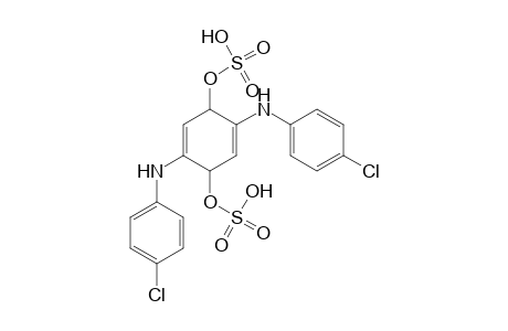 3,6-bis[(4-chlorophenyl)amino]-1, 4-disulfocyclohexa-2,5-dien
