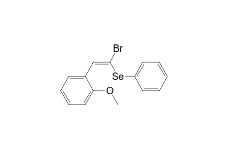(E)-[1-Bromo-2-(2-methoxyphenyl)vinyl](phenyl)selane
