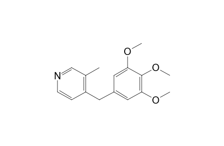 3-Methyl-4-(3',4',5'-trimethoxybenzyl)pyridine