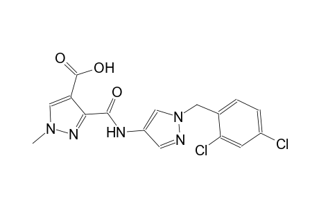 1H-pyrazole-4-carboxylic acid, 3-[[[1-[(2,4-dichlorophenyl)methyl]-1H-pyrazol-4-yl]amino]carbonyl]-1-methyl-