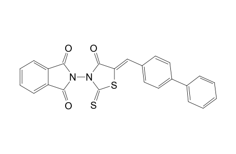 3-(1',3'-Dioxoisoindolin-1'-yl)-5-(4'-phenylbenzylidene)-2-thioxothiazolidin-4-one