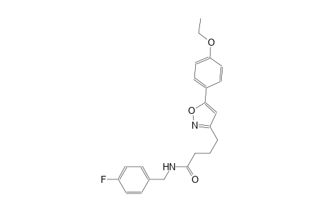3-isoxazolebutanamide, 5-(4-ethoxyphenyl)-N-[(4-fluorophenyl)methyl]-