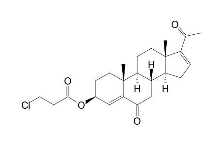 3-BETA-(3-CHLOROPROPANOYLOXY-PREGNA)-4,16-DIENE-6,20-DIONE
