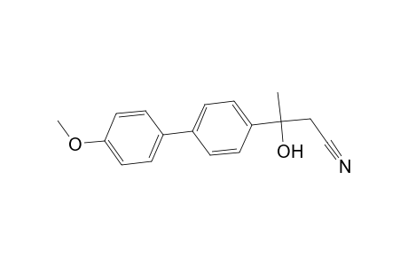 3-Hydroxy-3-(4'-methoxy[1,1'-biphenyl]-4-yl)butanenitrile