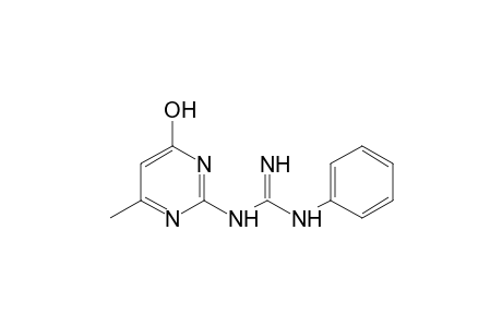 1-(4-hydroxy-6-methyl-2-pyrimidinyl)-3-phenylguanidine