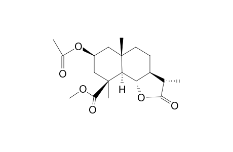 5-A-H,11-B-H-EUDESMAN-12,6-A-OLIDE,2-B-ACETOXY-4-B-METHOXYCARBONYL