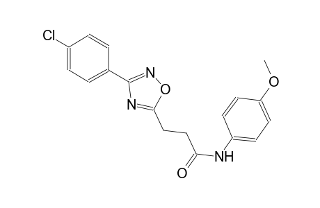 3-[3-(4-chlorophenyl)-1,2,4-oxadiazol-5-yl]-N-(4-methoxyphenyl)propanamide