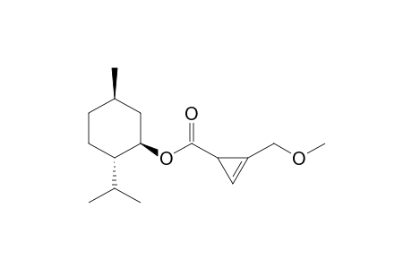 (1R,2S,5R)-Menthyl 2-(methoxymethyl)cycloprop-2-en-1-carboxylate