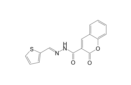 2-Oxo-N'-((thiophen-2-yl)methylene)-2H-chromene-3-carbohydrazide