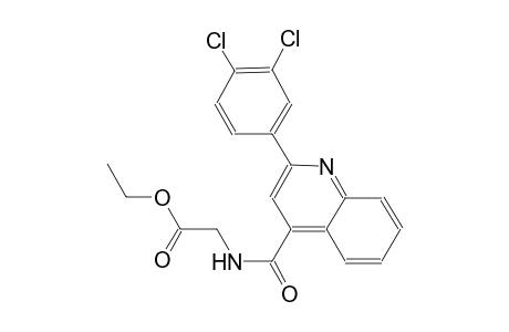 ethyl ({[2-(3,4-dichlorophenyl)-4-quinolinyl]carbonyl}amino)acetate