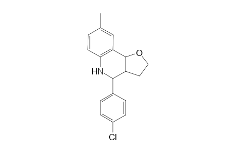 4-(4-Chlorophenyl)-8-methyltetrahydrofuro[3,2-c]quinoline