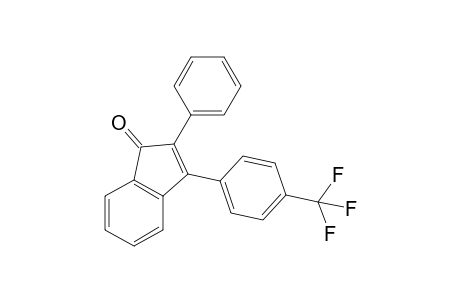 2-Phenyl-3-[4-(trifluoromethyl)phenyl]-1H-inden-1-one
