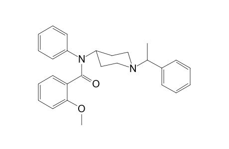 2-Methoxy-N-phenyl-N-[1-(1-phenylethyl)piperidin-4-yl]benzamide
