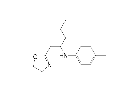 N-[(1Z)-1-(4,5-dihydrooxazol-2-ylmethylene)-3-methyl-butyl]-4-methyl-aniline