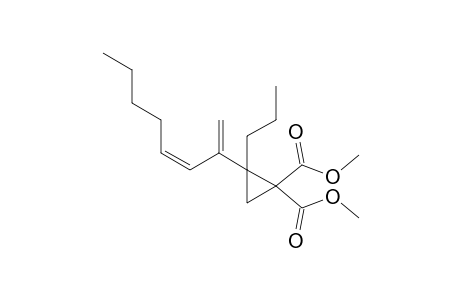 2-[(3Z)-octa-1,3-dien-2-yl]-2-propylcyclopropane-1,1-dicarboxylic acid dimethyl ester