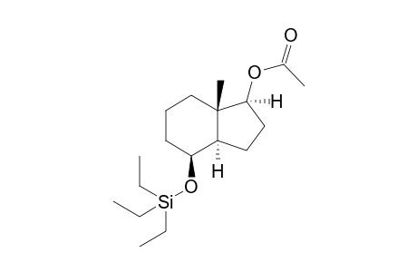 Des-A,B-8.beta.-[(triethylsilyl)oxy]-testosterone acetate