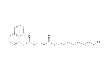 Glutaric acid, 8-chlorooctyl 1-naphthyl ester