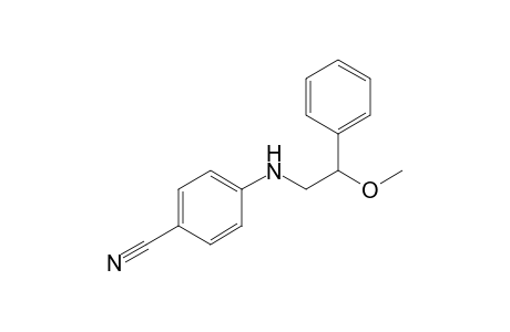 (p-Cyanophenyl)(2-methoxy-2-phenylethyl)amine