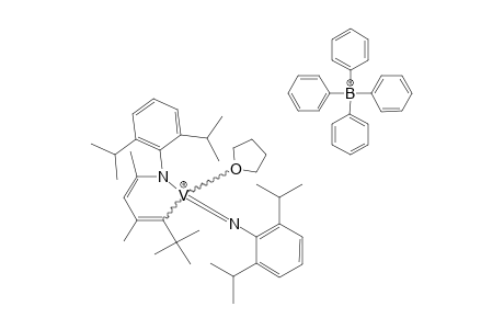 [[T.-BU-C=C(ME)CHC(ME)N(AR)]-V=NAR(THF)]-[BPH4]