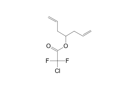 1,6-Heptadien-4-ol, chlorodifluoroacetate