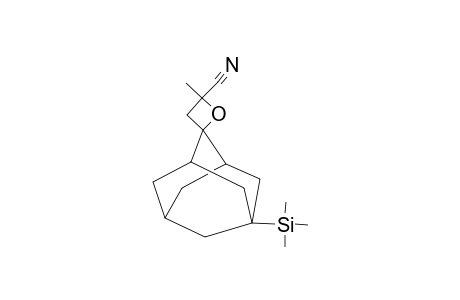 SYN-4'-CYANO-4'-METHYL-5-TRIMETHYLSILYLSPIRO-[ADAMANTANE-2,2'-OXETANE]