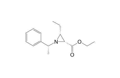 (2R,3R)-Ethyl 3-ethyl-1-((R)-1-phenylethyl)aziridine-2-carboxylate