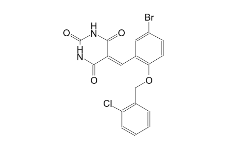 5-{5-bromo-2-[(2-chlorobenzyl)oxy]benzylidene}-2,4,6(1H,3H,5H)-pyrimidinetrione