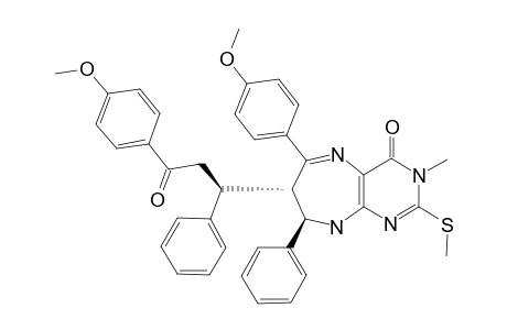 #3D;2,3,6,7-TETRAHYDRO-4-(4-METHOXYPHENYL)-3-(3-METHOXYPHENYL-3-OXO-1-PHENYLPROPYL)-7-METHYL-8-METHYLTHIO-2-PHENYL-1H-PYRIMIDO-[4.5-B]-[1.4]-DIAZEPIN-6-ONE