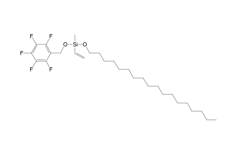 Silane, methylvinyl(pentafluorobenzyloxy)octadecyloxy-