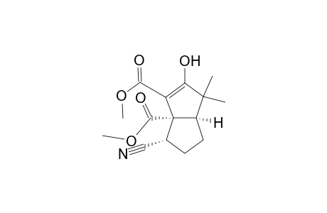 1,6a(3H)-Pentalenedicarboxylic acid, 6-cyano-3a,4,5,6-tetrahydro-2-hydroxy-3,3-dimethyl-, dimethyl ester, (3a.alpha.,6.alpha.,6a.alpha.)-(.+-.)-