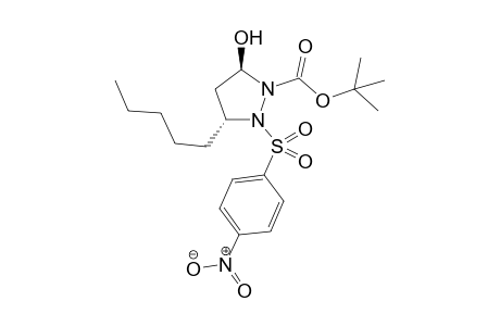 (3R,5R)-2-tert-Butoxycarbonyl-1-(4-nitrophenylsulfonyl)-5-pentylpyrazolidin-3-ol