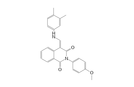 1,3(2H,4H)-isoquinolinedione, 4-[[(3,4-dimethylphenyl)amino]methylene]-2-(4-methoxyphenyl)-, (4E)-
