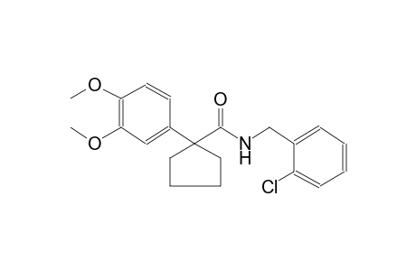 cyclopentanecarboxamide, N-[(2-chlorophenyl)methyl]-1-(3,4-dimethoxyphenyl)-