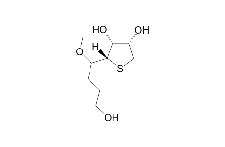 (2S,3R,4S)-3,4-Dihydroxy-2-[(R)-4-hydroxy-1-methoxybutyl]thiolane