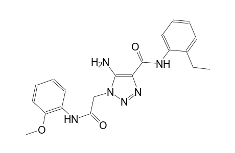 5-amino-N-(2-ethylphenyl)-1-[2-(2-methoxyanilino)-2-oxoethyl]-1H-1,2,3-triazole-4-carboxamide