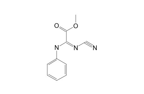 2-(CYANOIMINO)-N-PHENYLGLYCINE, METHYL ESTER