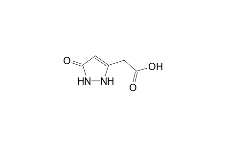 1H-Pyrazole-3-acetic acid, 2,5-dihydro-5-oxo-
