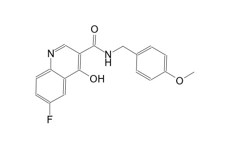 3-quinolinecarboxamide, 6-fluoro-4-hydroxy-N-[(4-methoxyphenyl)methyl]-