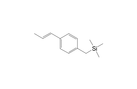 (E)-Trimethyl(4-(prop-1-enyl)benzyl)silane