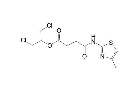 2-chloro-1-(chloromethyl)ethyl 4-[(4-methyl-1,3-thiazol-2-yl)amino]-4-oxobutanoate