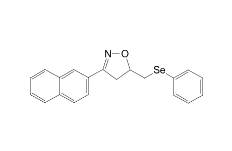 3-(Naphthalen-2-yl)-5-[(phenylselanyl)methyl]-4,5-dihydroisoxazole