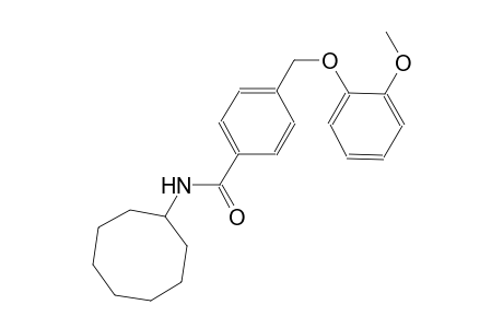 N-cyclooctyl-4-[(2-methoxyphenoxy)methyl]benzamide
