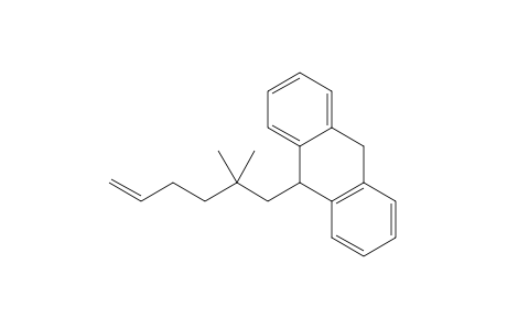 9-[2',2'-Dimethyl-5'-hexenyl]-9,10-dihydroanthracene
