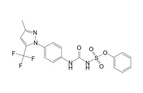 Sulfamic acid, [[[4-[3-methyl-5-(trifluoromethyl)-1H-pyrazol-1-yl]phenyl]amino]carbonyl]phenyl-
